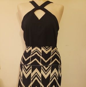 Striped Eye❤Candy Maxi Slit Skirt